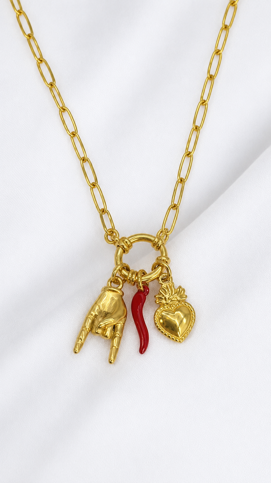 collana Corno & Core gold