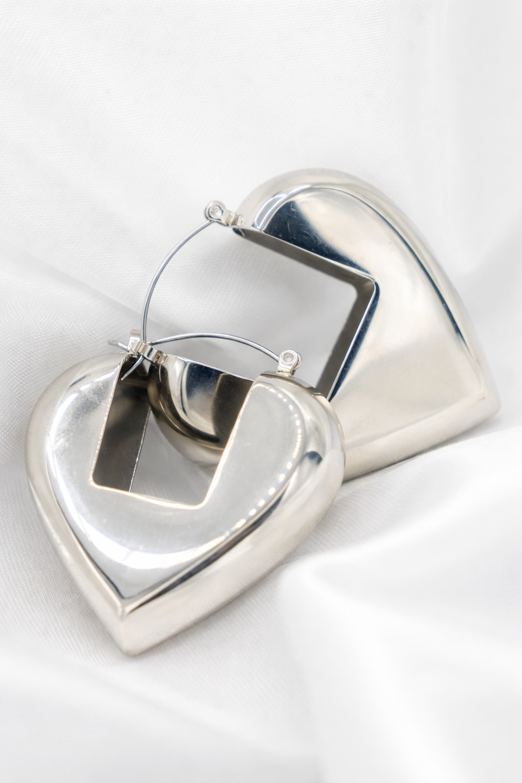orecchini cuore bubbole
