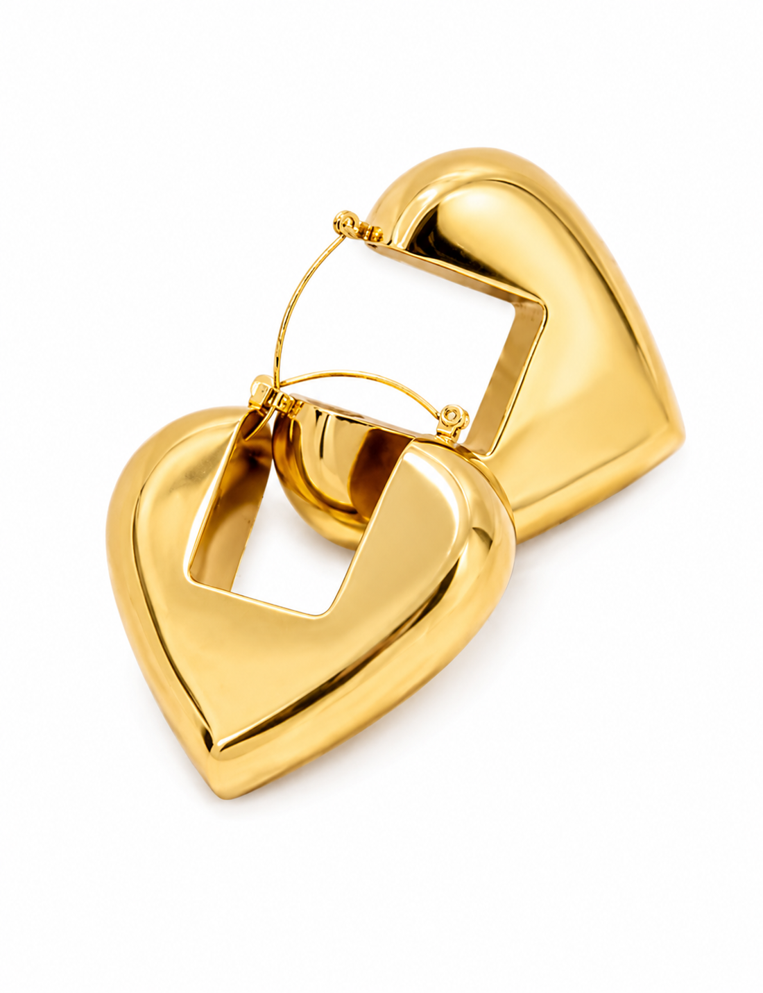 orecchini cuore bubbole