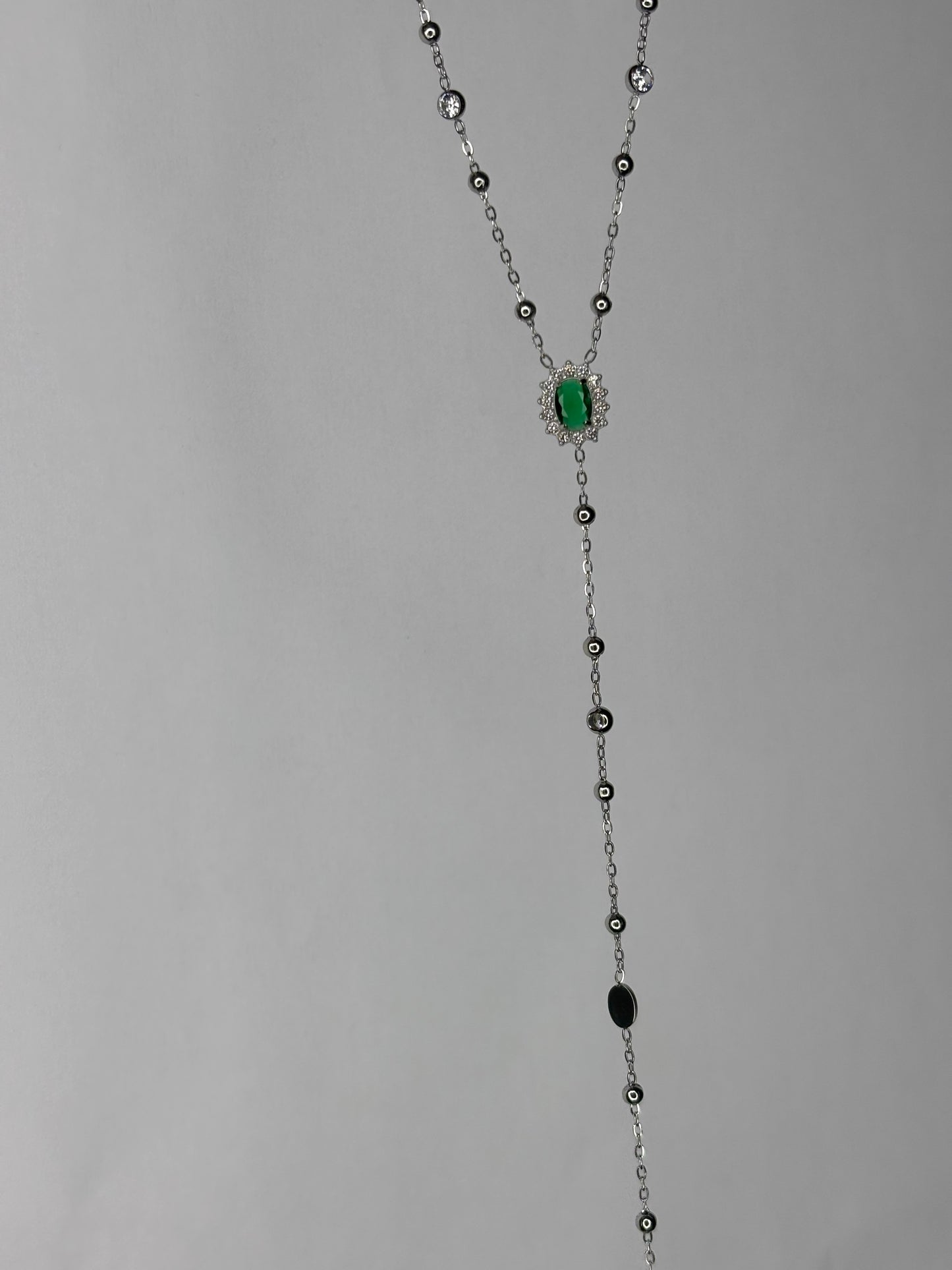 Collana Emeraude silver