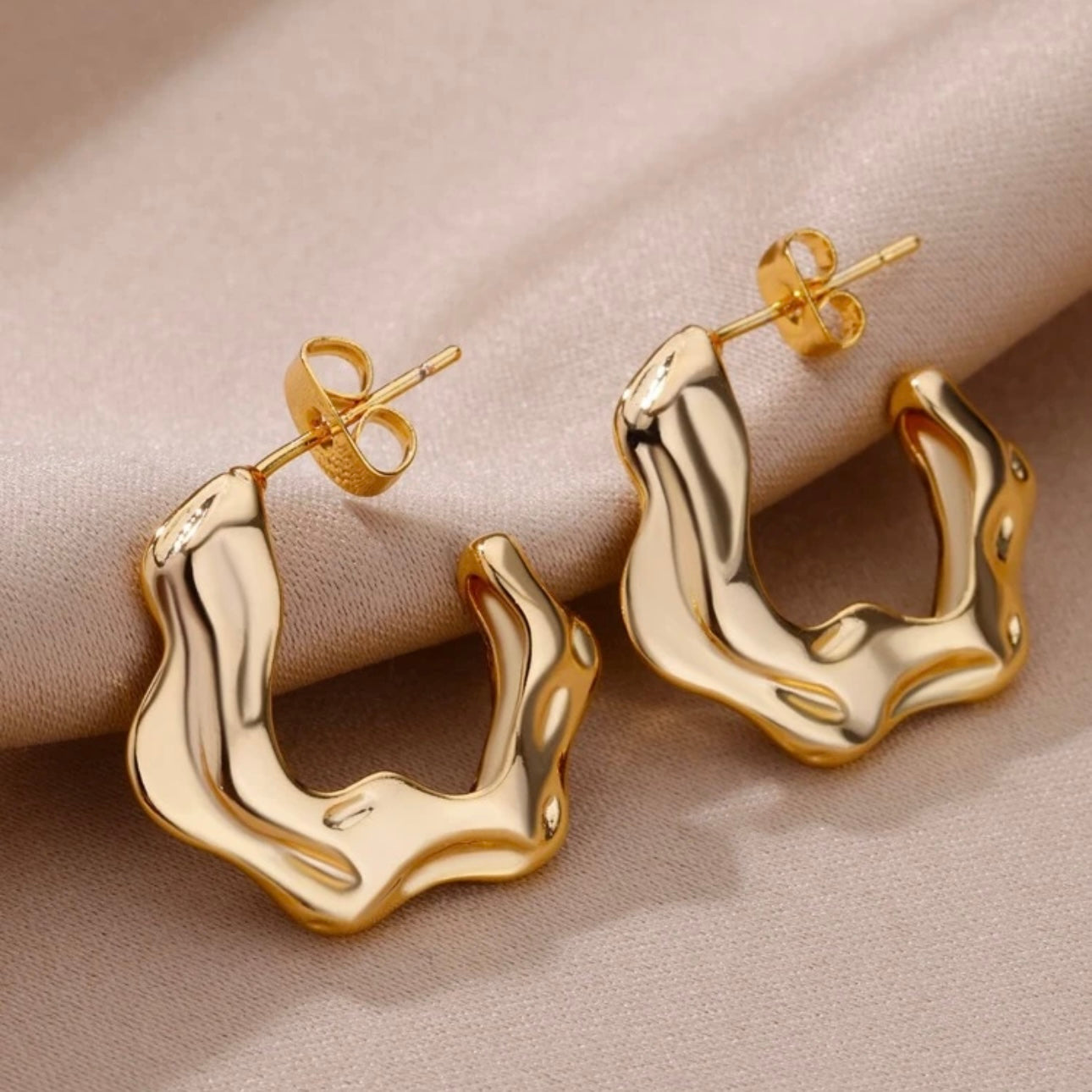 Orecchini Acqua Gold & Silver