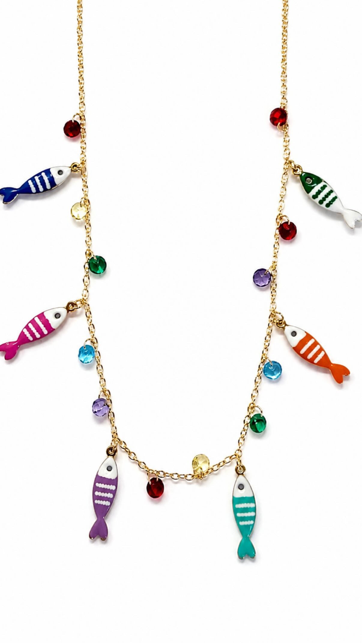 Collana pesciolini
