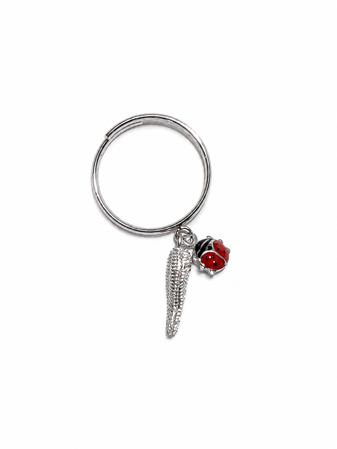 Anello corno coccinella