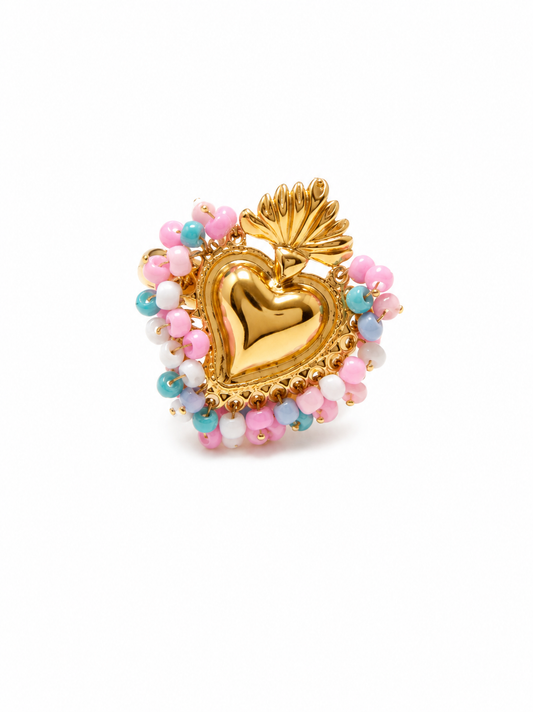 Anello cuore sacro