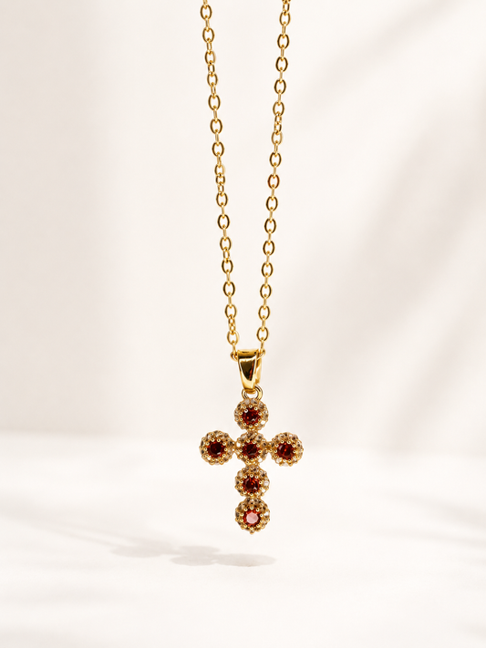 collana croce Barocca