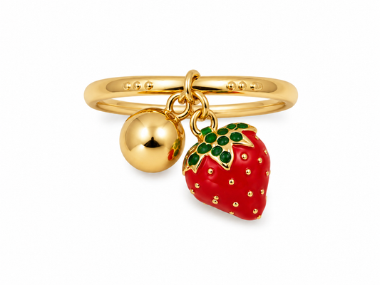 Anello fragolina gold