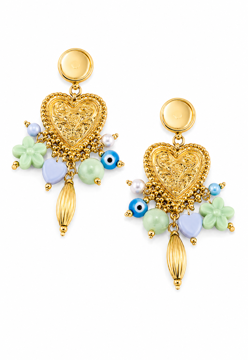 cuore charm pastel