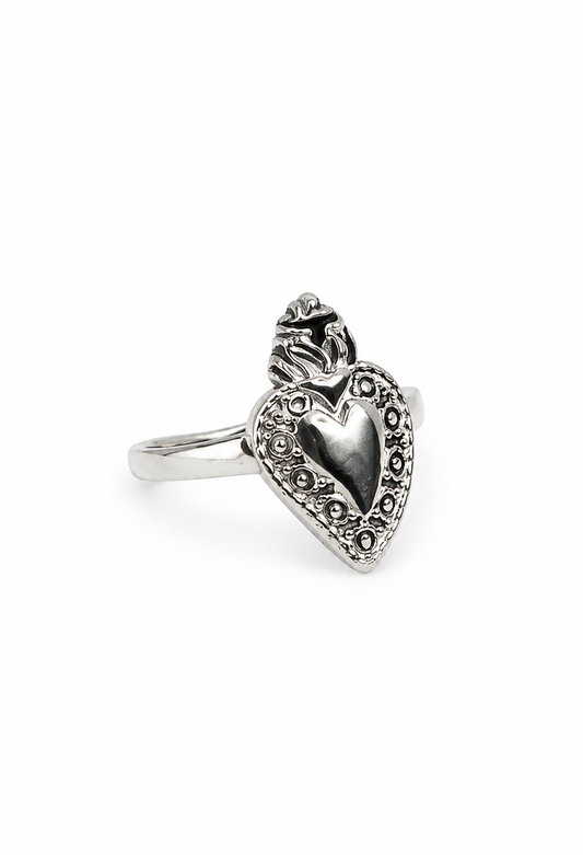 Anello Cuore sacro