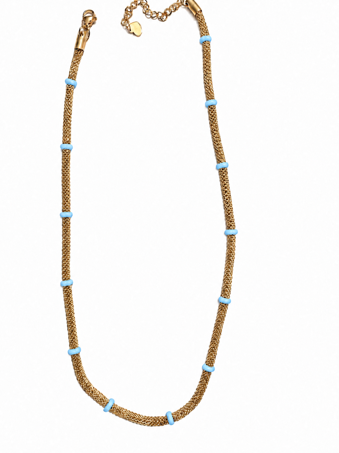 Collana ninfea azzurra