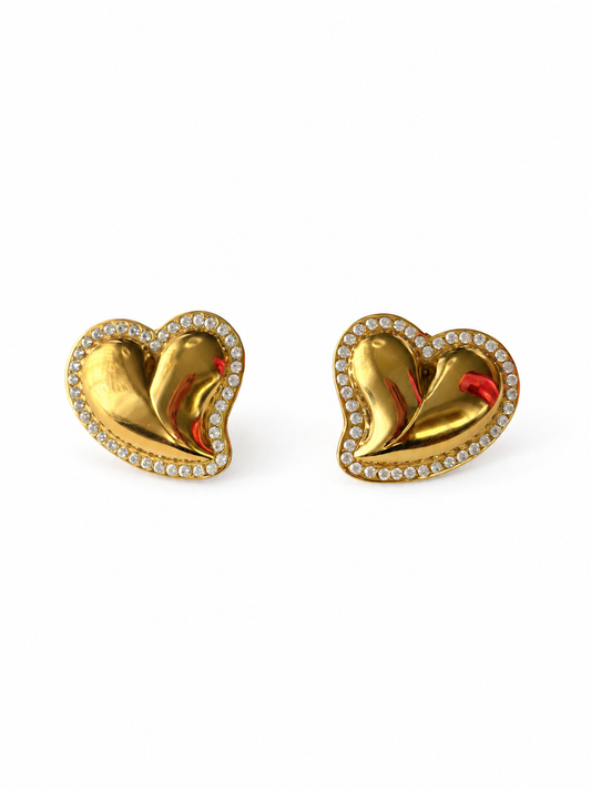 Orecchini Golden Heart