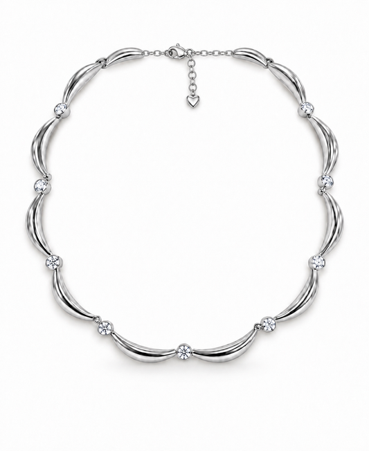 Collana onde di argento