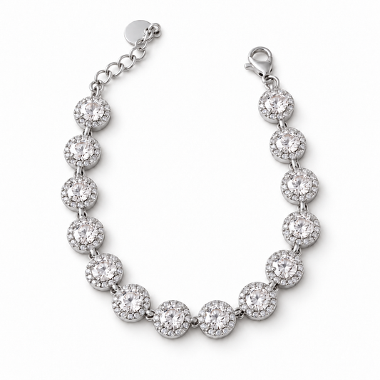 Bracciale bagliore cristallo