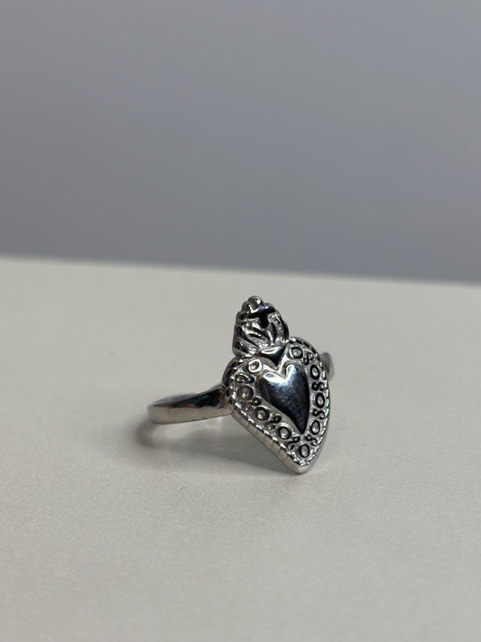 Anello Cuore sacro