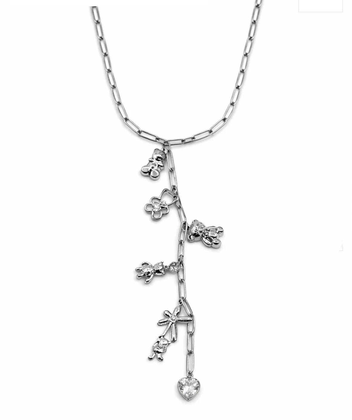 Collana sweet teddy silver