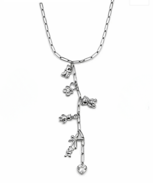 Collana sweet teddy silver