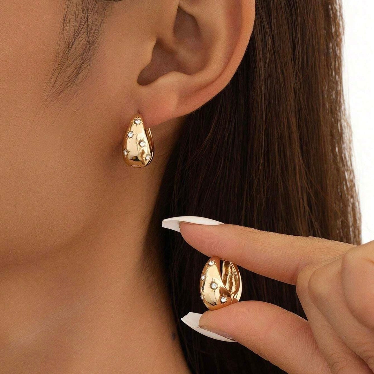 Orecchini Brilliant Glow Gold & Silver