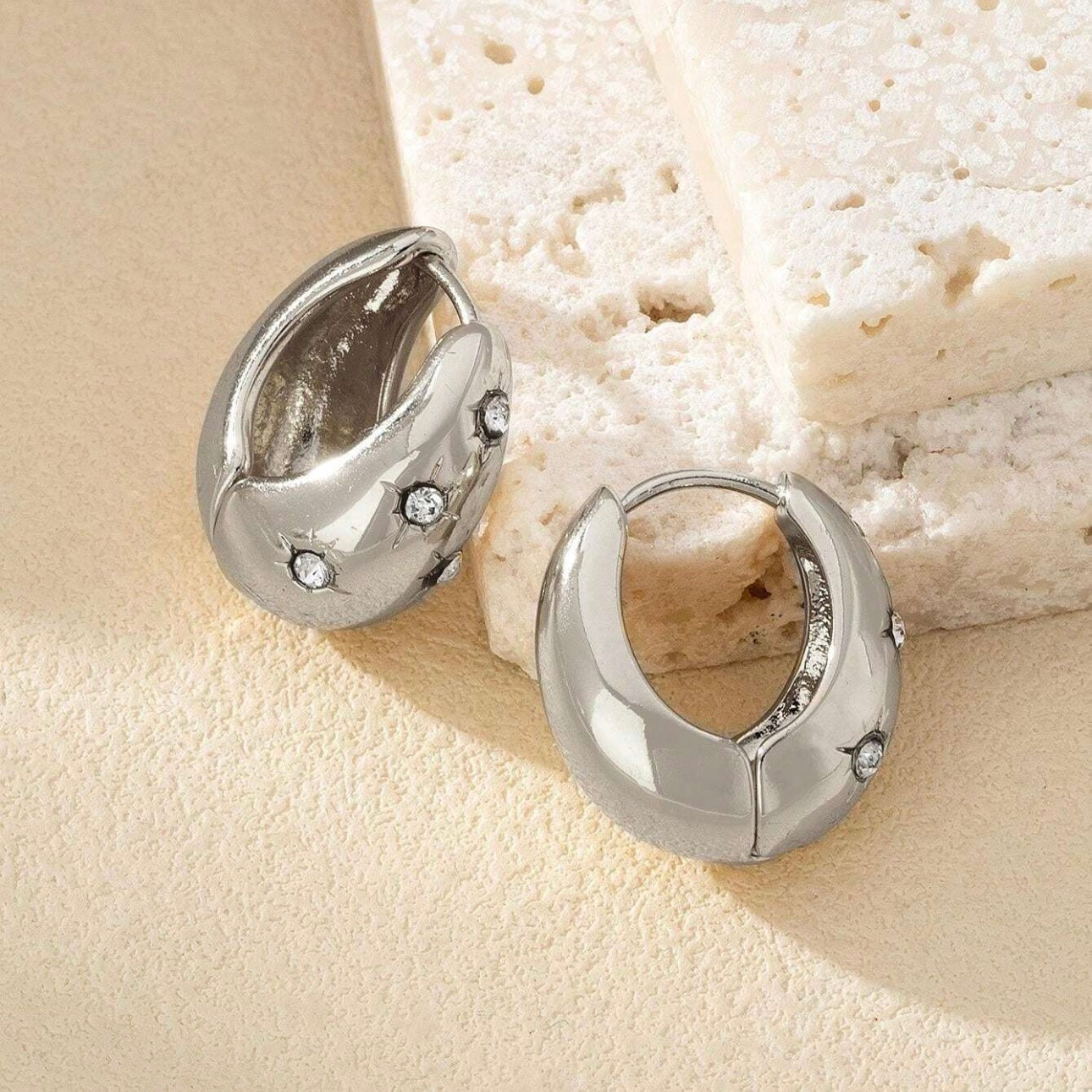 Orecchini Brilliant Glow Gold & Silver