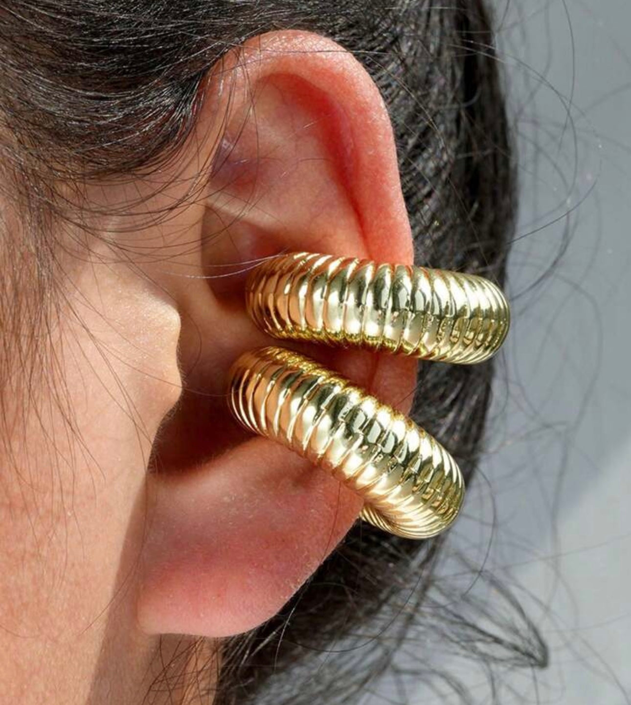 Cuff snail Oro & Argento