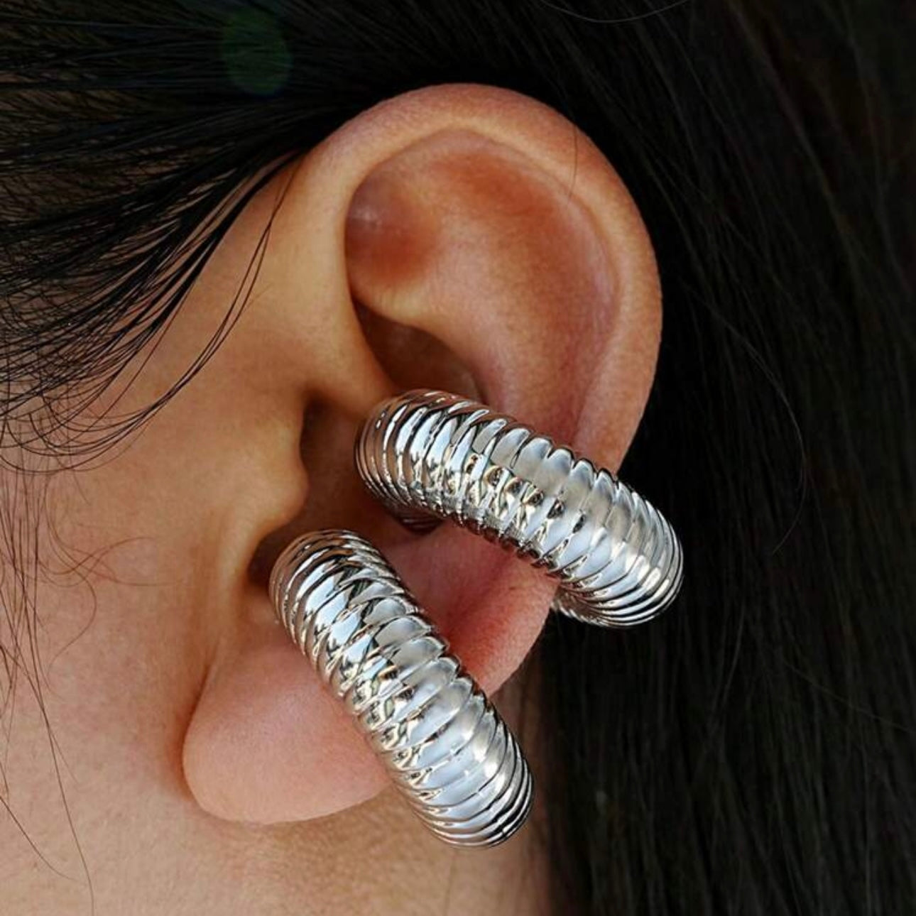 Cuff snail Oro & Argento