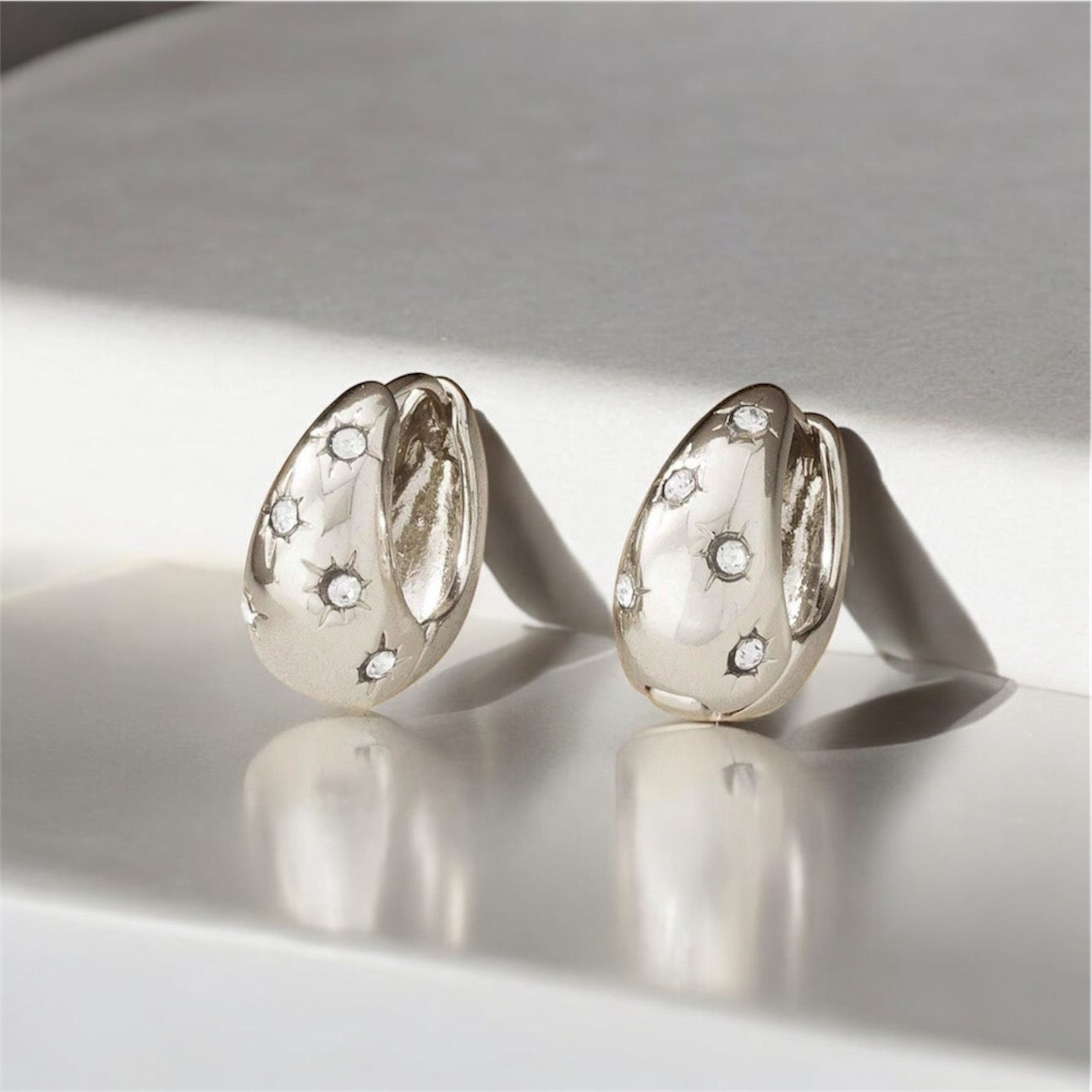 Orecchini Brilliant Glow Gold & Silver