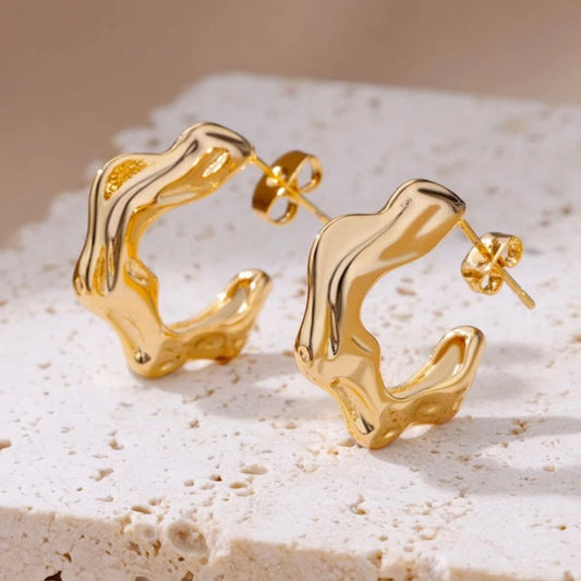 Orecchini Acqua Gold & Silver