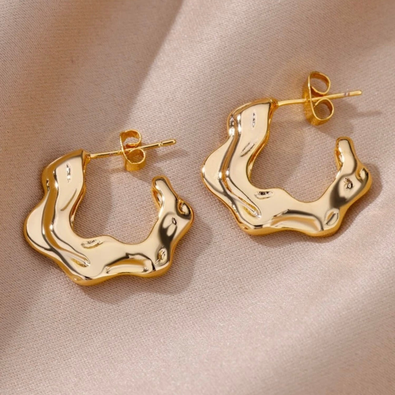 Orecchini Acqua Gold & Silver