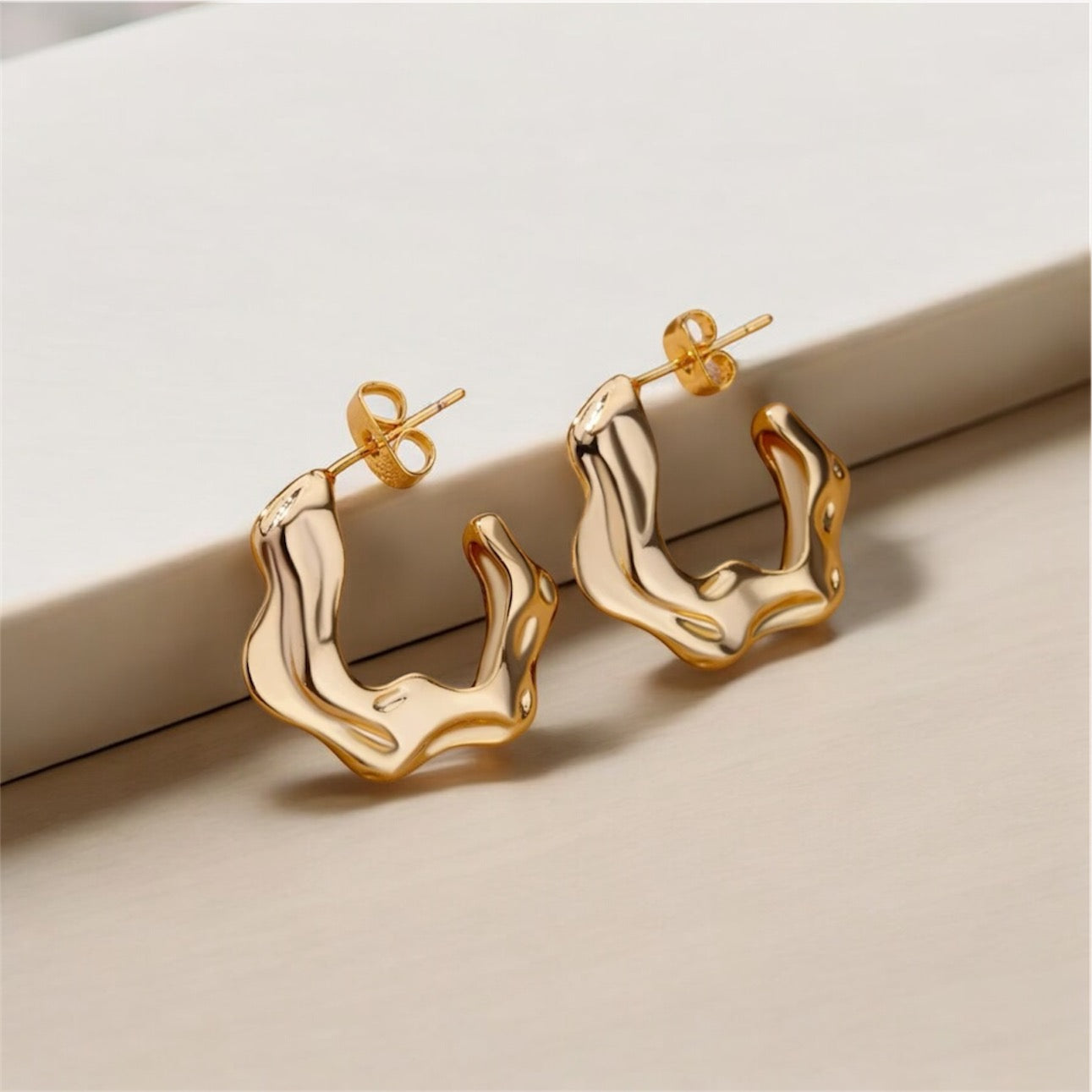 Orecchini Acqua Gold & Silver