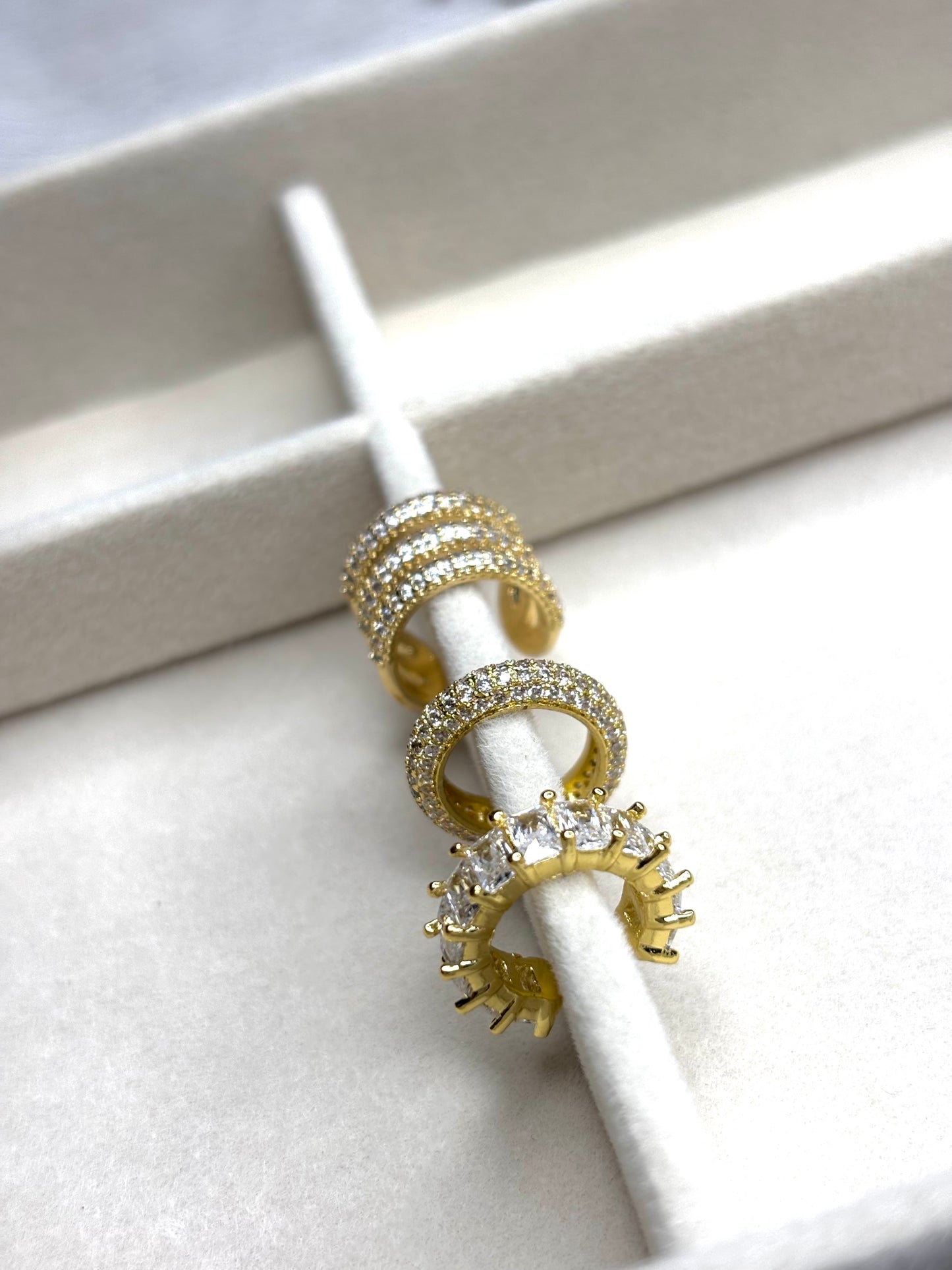 Set cuff Gold Swarovski