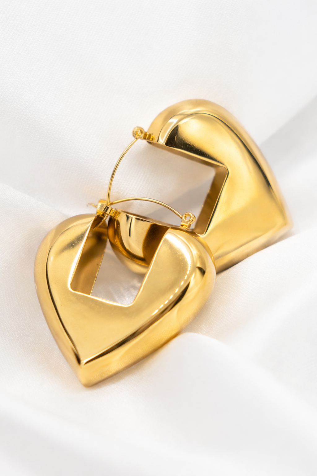 orecchini cuore bubbole