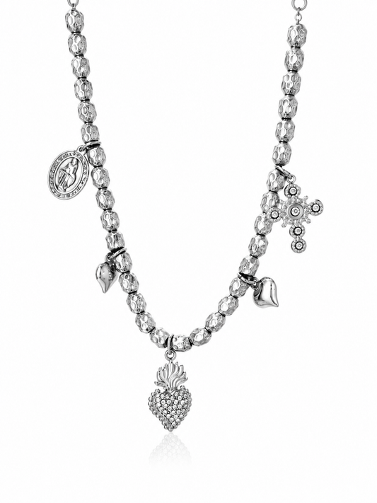 Collana Gioia Sacra silver