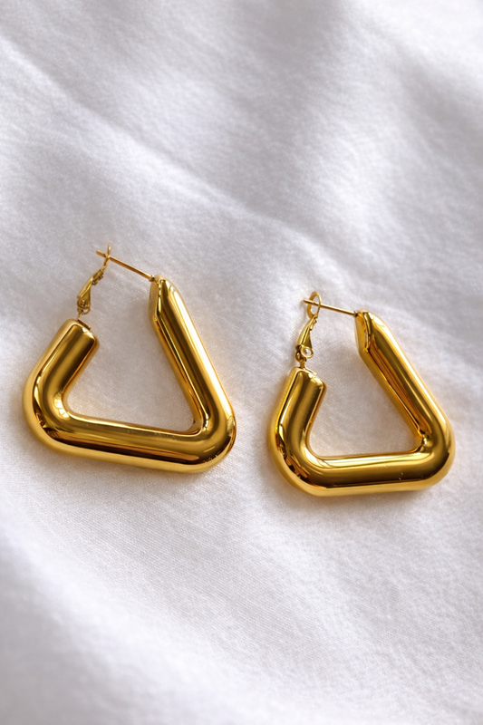 orecchini triangolo