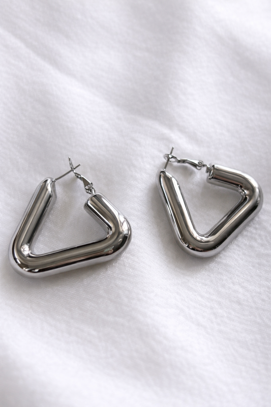 orecchini triangolo